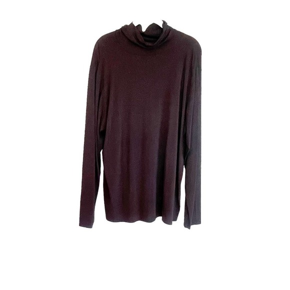 Eileen Fisher 100% Silk Pullover Sweater Cowl Neck Long Sleeve Women's Size 2X - Picture 1 of 8